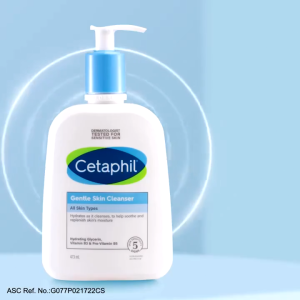 Cetaphil Gentle Skin Cleanser Face & Body for All Skin Types 500ml & Moisturising Cream 550g Face & Body Moisturizer