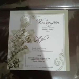 UNDANGAN ERA BARU 8879 UNDANGAN NIKAH UNDANGAN PERNIKAHAN WEDDING CARD KARTU UNDANGAN KARTU UCAPAN FREE PLASTIK