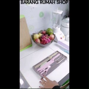 PISAU SET 6IN1 JERAMI /PISAU SET / PISAU DAPUR KERAMIK/ KITCHEN KNIF