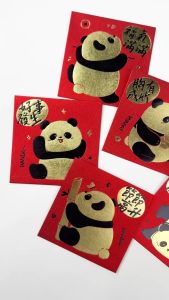 Pinky Bee Angpau Hongbao Panda Gold Imlek Ulang Tahun 71011500