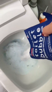 Foaming Toilet Cleaner Toilet Bubble Removing Bacteria and Odor (40gx5 packs/ 240g)