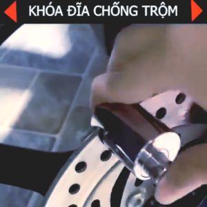 Ổ Khoá Thắng Đĩa Chống Trộm Dành Cho Xe Máy Xe Đạp Có Thắng Đĩa Nhỏ Gọn 45x33mm Đi Kèm 2 Chìa Hợp Kim Thép Không Gỉ