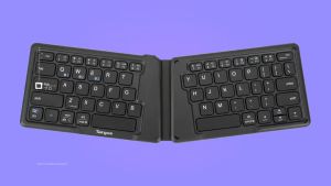 Targus AKF003 Ergonomic Foldable Bluetooh Antimicrobial Keyboard - AKF003AP