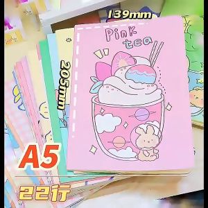 【Pharaoh🎀COD Kirim stiker lucu】buku tulis murah Notebook Kreatif Pola Kartun Lucu Perlengkapan Kantor Alat Tulis Siswa Notepad