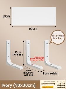SUOBAI | Floating Wall Mounted Shelf Without Paint