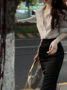 LIRUSHAN | Elegant Style Summer New Wear White and Black Set