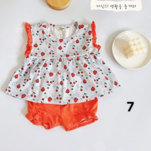 Đồ bộ tay bèo babydoll bé gái