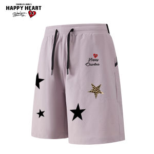 CHARLES JANGS HAPPY HEART | Summer New Fashionable Printed Shorts