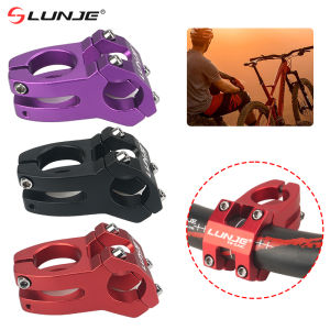 MTB Road Bike Stem 25.4mm High-Strength Aluminum Alloy Bike Handlebar Stem 45mm Lightweight Cycling Parts