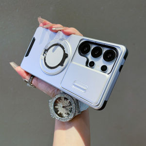 szhaiyu | 360° Rotating Metal Ring Holder Phone Case for Samsung S26 S25 S22 S21 Ultra S24 S23 Plus A37 A17 A56 A36 Hard Anti-Fall Cover