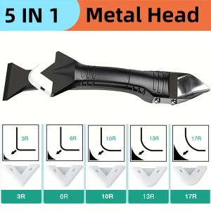 5-in-1 Silicone Caulking Scraper and Tool Kit Effortless Adhesive Removal No Electricity Required with Intermediate Blades New