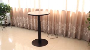 Stable Sit To Stand Workstation Teak Adjustable Small Standing Desk Box