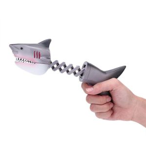 Mainan Dinosaurus Tekan Pop Up Dino Toy Populer Mainan Hiu Tekan / Lucu Dinosaur Dragon Roars Press Goyang Kepala Kiri Kanan Scares People Tyrannosaurus Rex