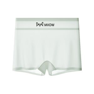 MiiOW | กางเกงชั้นในผู้หญิง MiiOW ทรงหัวเหลี่ยม ผ้าไหมน้ำแข็ง ทรงบล็อกสี สวมใส่สบาย ระบายอากาศได้ดี กางเกงชั้นในไร้ตะเข็บ