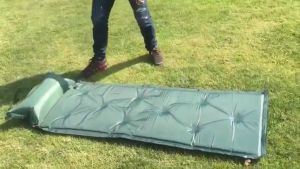Marivy - [LOWEST PRICE] Self Inflatable Camping Air Mat Sleeping Mattress Outdoor Bed bag Beg Tilam with Pillow Cp003 Random Color