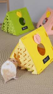Hamster Hideout Felt Material Hamster House Hamster Home Hamster Cage