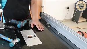 Aluminum Alloy Router Table Insert Plate Multifunctional Woodworking Trimming & Engraving Flip Board for Woodworking Benches