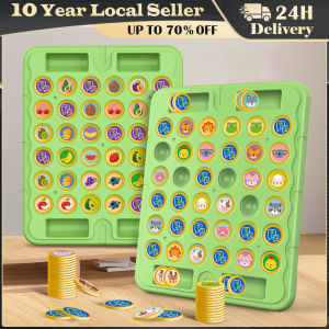 Interactive Family Party Toy- Memory Based Animal Flip Chess Social Table Game Kids Battle Chess Educational Toy Observation Concentration Training Fun Animal Flip Chess Parent-child Interactive Game Toys
