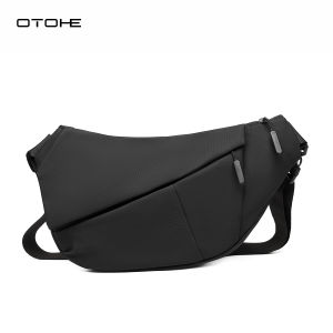 OTOHE Mens Chest Bag Waterproof Shoulder Bag Outdoor Sports Bag Large Capacity Running Bag Casual Bag Cross Body Bag Outdoor Fitness Bag Phone Bag Travel Bag Business Bag