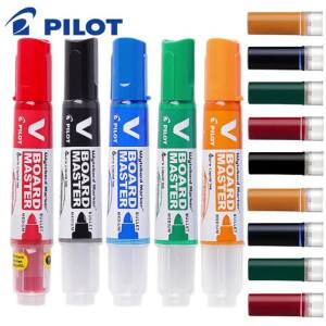 Pilot | Bút Viết Bảng Trắng Pilot Japan V Straight Liquid Bộ 1+5 Ruột Thay Thế Dung Tích Lớn Mực Gốc Nước Dùng Cho Học Sinh.
