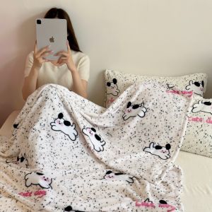 JILAIYAO | Cartoon Milk Velvet Thick Blanket