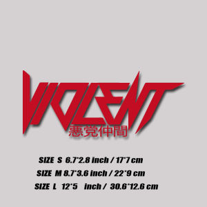"VIOLENT" DecalJDM Style Stickerscreative&fashion Decal with High Quality for Car Trucks Motorcycles&laptops!for a Unique Look