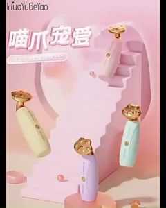Meow Meow Claw introduces home vibration massager to tighten neck and face skin V-face beauty instrument喵喵爪导入仪