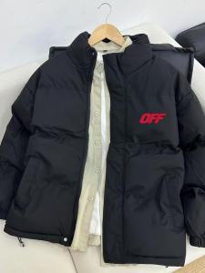 เสื้อแจ็คเก็ตผ้าฝ้ายพิมพ์ลายตัวอักษรสไตล์อเมริกันสตรีท ทรงหลวม ปกตั้ง หนา สำหรับผู้ชาย ฤดูหนาว แจ็คเก็ตผ้าฝ้ายแบบหนา ปกตั้ง