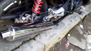 PIPA LEHERAN STD SUPRA X 125 SERIES WARNA HITAM