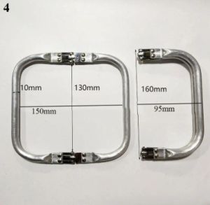 1Pcs Metal Kiss Clasp Purse Frame Aluminium Tube Bag Handle Wallet Frames Buckle DIY Clutch Handbag Parts Hardware Accessories