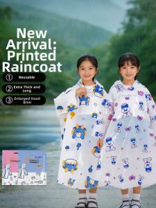 JIFANPAUL | Portable Waterproof Raincoat for Kids