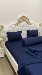 [HCM]Bộ drap thun Hàn Quốc loại 1 có mền 5 món ( 1 drap + 1 chăn chần bông + 3 áo gối) hoặc mền lẻ