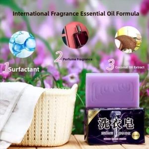 MONLEYTA | Powerful Stain Removal Laundry Soap Long Lasting Fragrance No Phosphorus Hand Friendly For Cotton Linen Clothes Baby Clothes Underwear