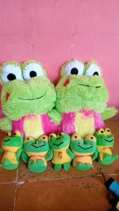 Boneka Keropi Beranak Isi 7 Bulu Rasfur Halus kualitas Bagus harga Murah Terlaris Bisa Cod
