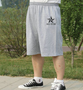 Quần Short Nam Cotton Nguyên Chất Mùa Hè Quần Dài Năm Điểm Quần Thể Thao Rộng Rãi Cỡ Lớn Cạp Cao Quần Dài Thường Ngày