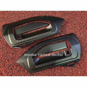 Cover Handle Outer Gagang Pintu Mobil truk canter hitam doff 2pcs