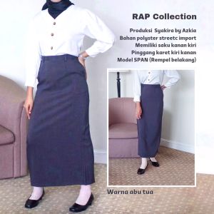 RAP collection - Bawahan Wanita Abu Tua (Rok & Celana)-Rok Span Abu Tua-Celana Kerja-Rok Kerja-Rok Kuliah