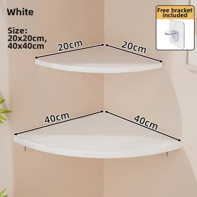 No-drilling Corner Decorative Shelf for Books and Kitchen