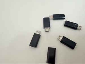 USB C Female to Micro USB Male Adapter (1/2/3/4/5/6-Pack) Micro USB Adaptor Micro USB to USB C Adapter Fast Charger Power Cabl