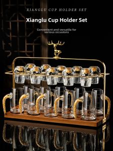 Luxurious Gold Foil Drinkware Set