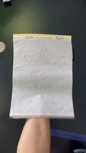 Giấy scan nhiệt 4 lớp dài hơn khổ a4 phù hợp với thiết kế lớn mà không cần ghép nhiều tờ