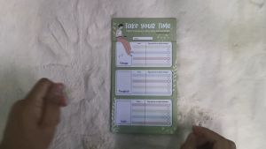 I Love Myself Self Care - Take Your Time Pero Tandaan Ang Mga Deadlines Notepad by ArteMo Concepts