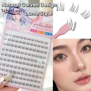 VelvetLash【Local Stock】10Rows Large Capacity 5-7mm Air Lower Eyelashes Fairy Fake Lashes Segmented Natural Under Lashes