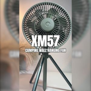 TYLEX XM57 Camping Fan Powerbank Table & Wall Hanging Lighting Portable Storage