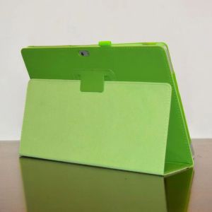 Faux Leather Foldable Business Case for Microsoft Surface pro 9/8/7/6/5/4/3 Litchi Pattern Protective Cover with Stand