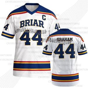 Hot Toys | Men T-SHRIT Off Campus Briar University Jersey Graham 44 22 DI LAURENTIS 66 Tucker46 T-shirt V-neck Short Sleeve Tees 3D Print
