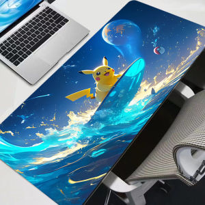 Potdemiel | Tấm Lót Chuột Thể Thao Điện Tử Cỡ Lớn P-Pikachu Cao Su Mềm Dẻo Dành Cho Game Thủ Bàn Phím PC CSGO Kawaii Bền Bỉ Kích Thước 600x300mm