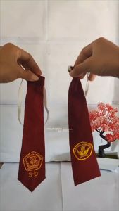 Aksesoren Dasi Sekolah SD: Perlengkapan Atribut Seragam Sekolah Anak