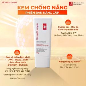 Kem chống nắng sắc ngọc khang chống nắng nâng tông tự nhiên