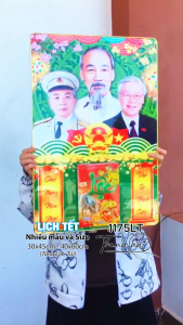 Tranh Đốc Lịch Tết gỗ Bloc 3d tráng gương Lịch Tết Nguyên Đán 2026 tráng gương treo tường – Lịch ngựa vàng Lịch Tài Lộc phần 22